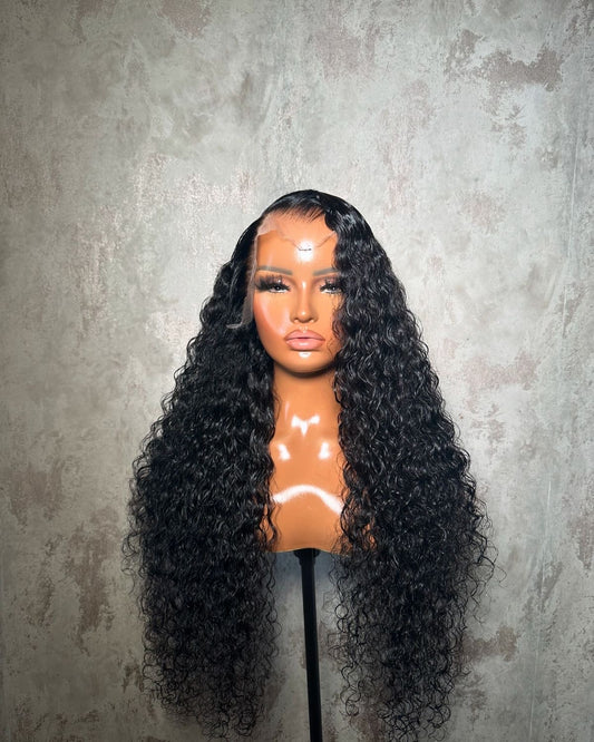 DD Glueless jerry curls black